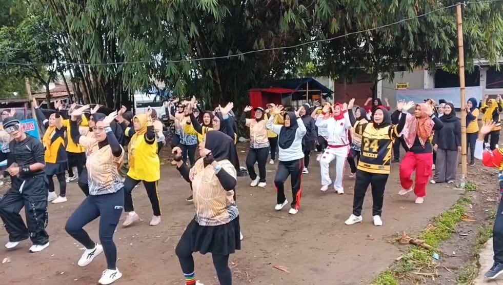 Semarak HPN 2026, Ratusan Pesenam Ramaikan Senam Bedas di Katapang